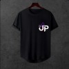 Oversize Modern Boy Pamuklu EtekKısmıOval T-shirt08